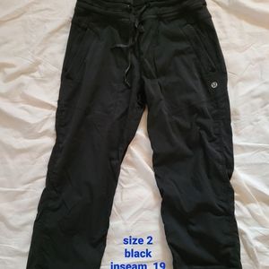 Lululemon  studio capris.. size 2